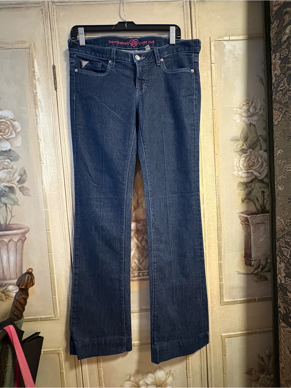 2B Bebe Dark Blue Bootcut Jeans